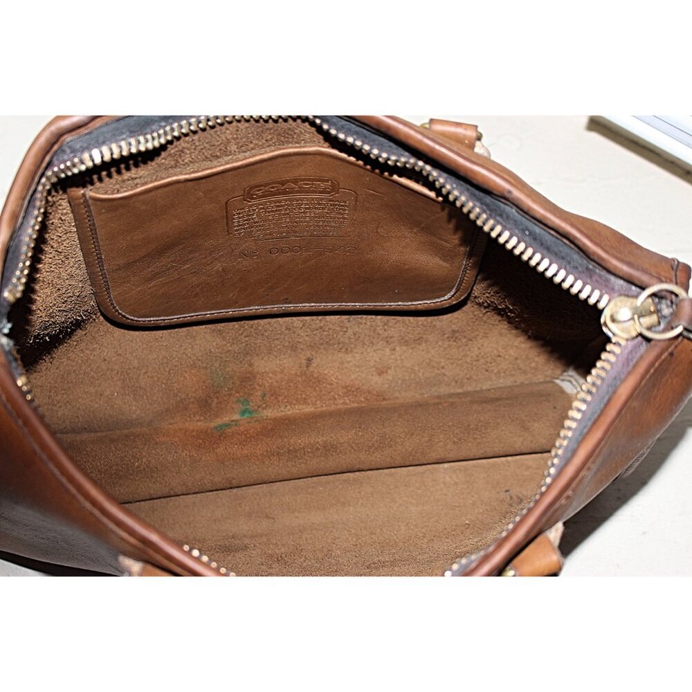 Coach Vintage - Putty Slim Satchel 9430 Handbag, 1970s/80s - 0001 Serial - Picture 6 of 14